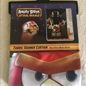 Angry Bird Star Wars Shower Curtain